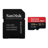 Sandisk Extreme PRO 256GB 200mbps MicroSDXC UHS-I Memory Card With Adapter (SDSQXCD-256G-GN6MA)